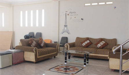 Lobby Kost nyaman